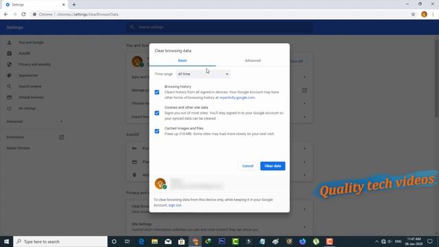 How to Clear/Delete Cache & Cookies in Google Chrome Browser смотреть онлайн