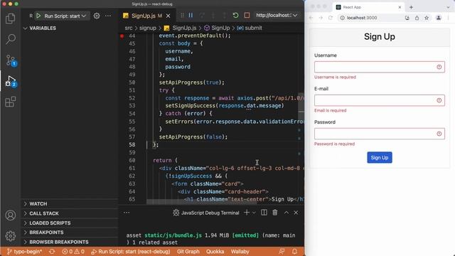 Debugging Web Applications - VS Code Javascript debugger смотреть онлайн