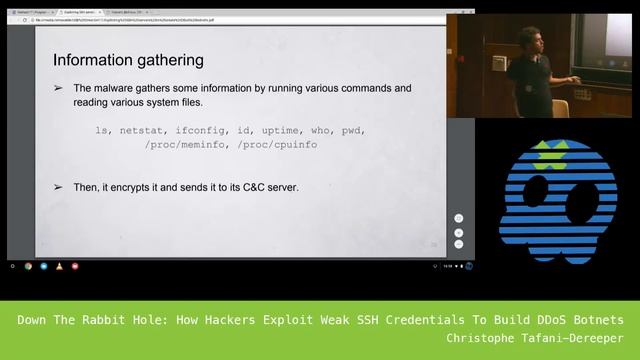 Down The Rabbit Hole How Hackers Exploit Weak SSH Credentials To Build DDoS Botnets смотреть онлайн
