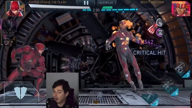 Vixen + Black Manta (No Raven) Insane Damage! Injustice 2 Mobile ROK Solo Raids смотреть онлайн