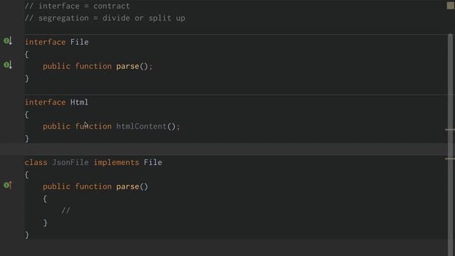 Interface Segregation Principle (Php SOLID Design) смотреть онлайн