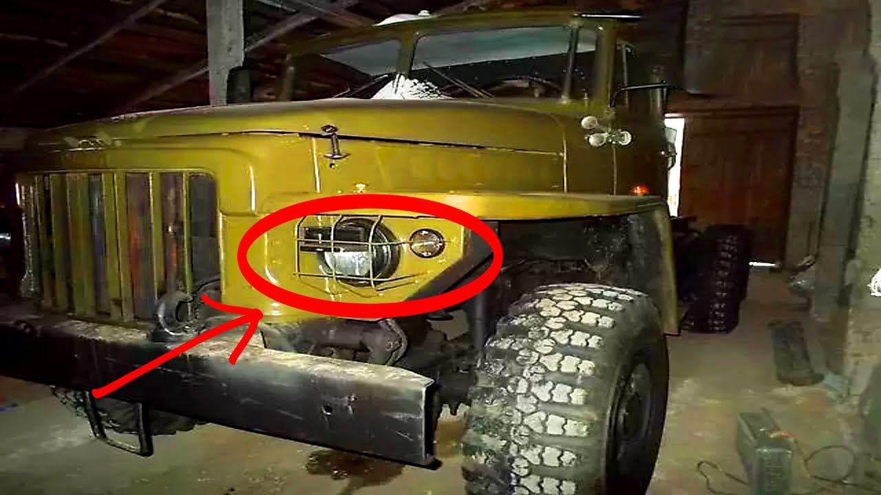 Наследие 80-Х и 90-Х Годов СССР грузовики Урал-4320 и Урал-375 после консервационного хранения