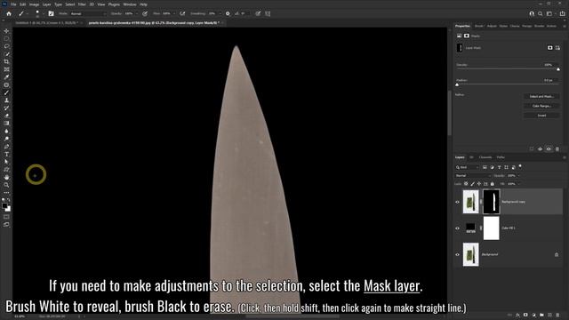 How To Smooth Edges & Lines From Cut Out In Photoshop