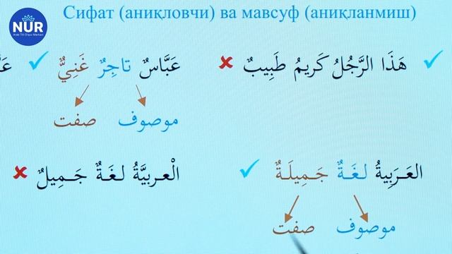 Arab tili darsligi I 13-Dars I USTOZ ABDUG'OFUR SADR (Kitobimizdan "9-Dars") смотреть онлайн