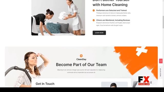 CleenDay - Cleaning Company WordPress Theme services washing смотреть онлайн