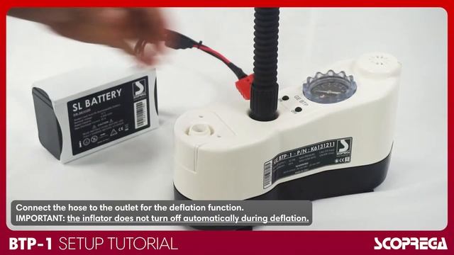 Scoprega GE BTP-1 Electric pump смотреть онлайн