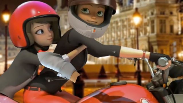 Адриан предложил Маринетт покататься на его новом мотоцикле. Miraculous Ladybug Speededit - season смотреть онлайн