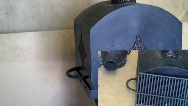 печь универсальная декорированная НА ОТРАБОТАННОМ МАСЛЕ (отработке) .flv смотреть онлайн