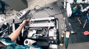 How to disassemble Brother DCP T520W