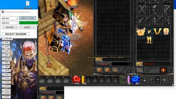 MU ONLINE ITEM MAKER HACK!
