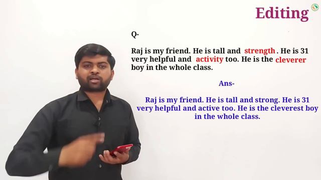 English Grammar Topic : Editing | Board Exam Paper IMP | Ep-01 By Vijay Nakiya смотреть онлайн