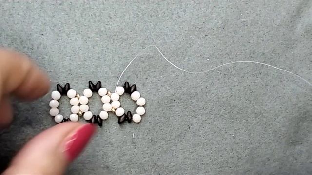 DIY tutorial bracciale Kiya with subtitles #beading #beadwork #bracelet #tutorial #handmade смотреть онлайн