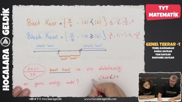 Temel Kavramlar, Doğal Sayılar, Tam Sayılar, Rasyonel Sayılar, Asal Sayılar