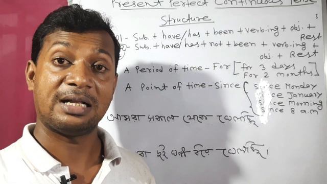 TENSE- PRESENT PERFECT CONTINUOUS TENSE смотреть онлайн