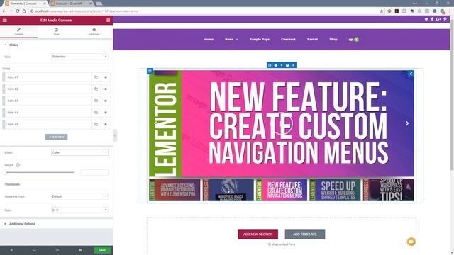 Elementor Pro: Video Player with Media Carousel Tutorial смотреть онлайн