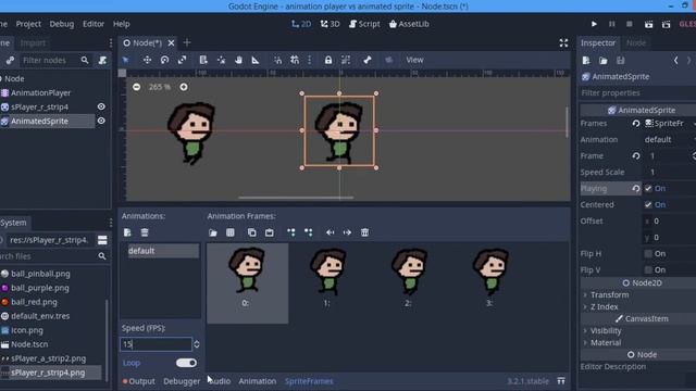 AnimationPlayer vs AnimatedSprite | Godot 3.2 смотреть онлайн