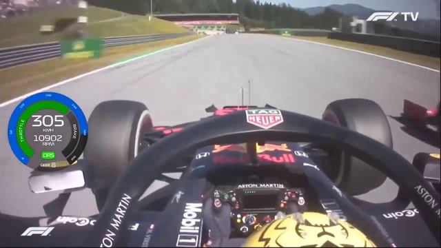 Max Verstappen Austria 2019 all overtakes смотреть онлайн
