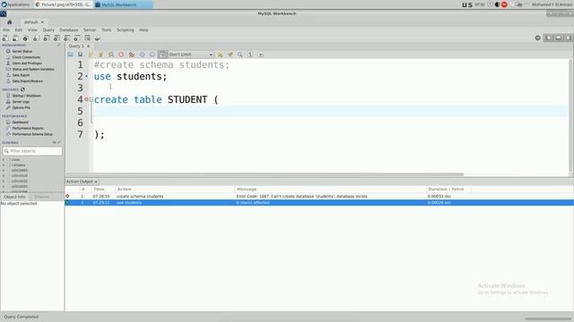 381 MySQL Workbench DDL create table смотреть онлайн