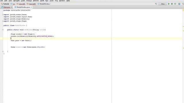 JavaFX. Tutorial 26. Modal window (Урок 26. Модальное окно) rus. смотреть онлайн