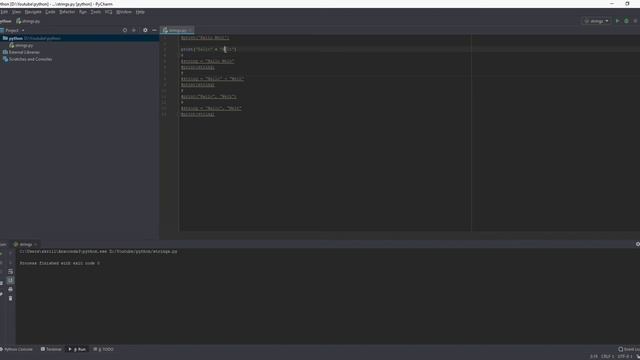 Python Tutorial | #01 Strings смотреть онлайн