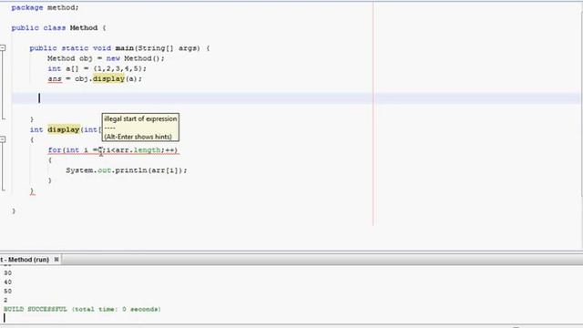 #39 | Methods in Java Tamil | Array Passing | Returning Array From Method смотреть онлайн