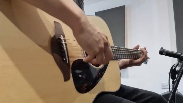 Yamaha FG800m post-set up test (Live in a Hiding Place) смотреть онлайн