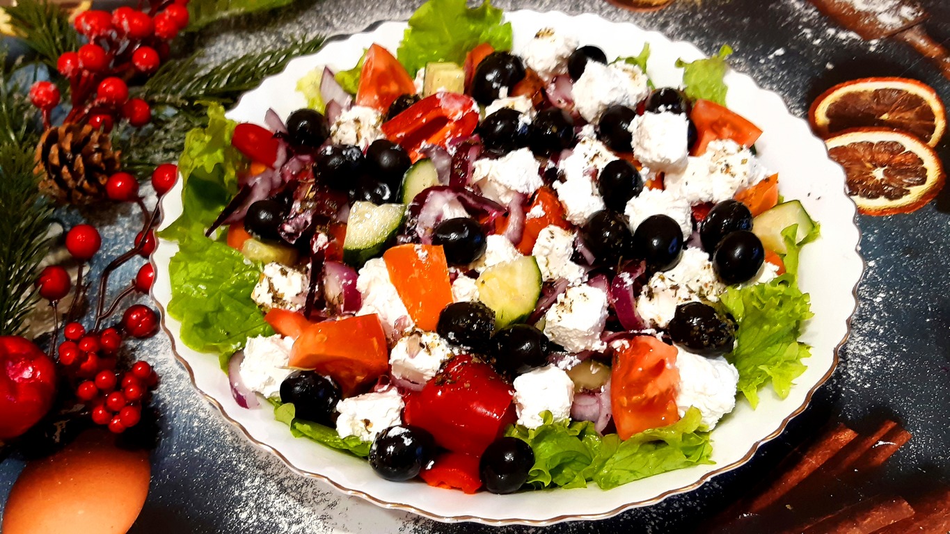 САЛАТ,,ГРЕЧЕСКИЙ,,КЛАССИЧЕСКИЙ РЕЦЕПТ смотреть онлайн