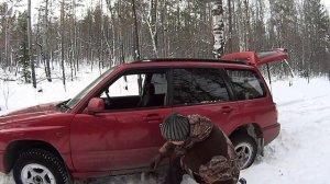 Зимние покатушки на Subaru Forester Sf. Торгашинский хребет.