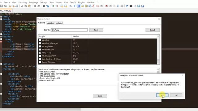 How To Format Ident HTML or XML Code in Notepad++ смотреть онлайн