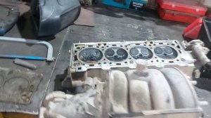 Замена прокладки ГБЦ на шевроле авео.