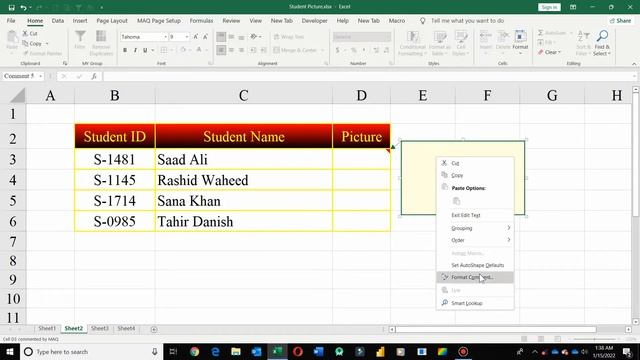 Set picture on Comment in Excel | Insert Picture in Comment смотреть онлайн