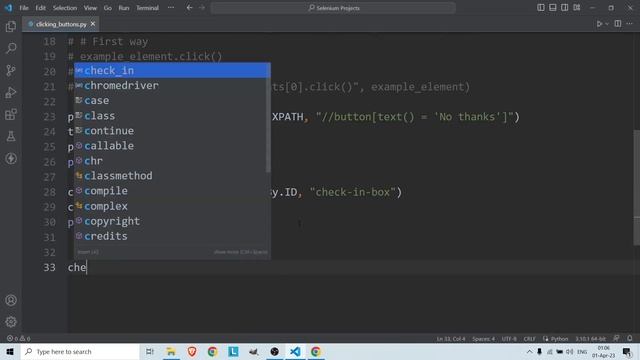 How to Click A Button in Selenium Python смотреть онлайн