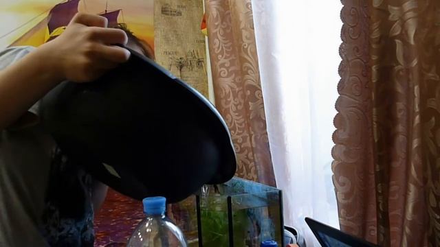 ЧИСТКА АКВАРИУМА-ОТСАДНИКА 15 ЛИТРОВ