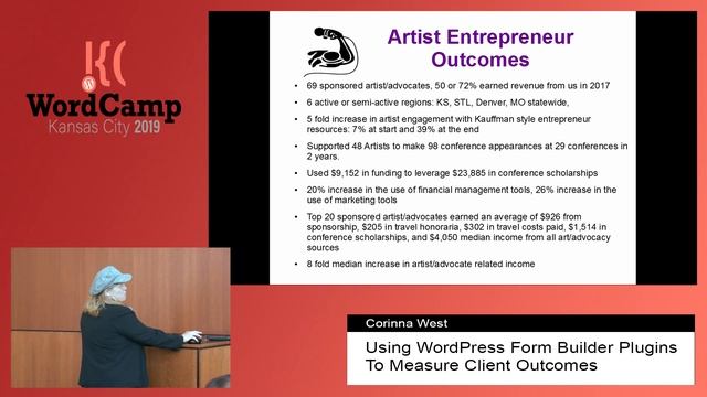 Using WordPress Form Builder Plugins to Measure Client Outcomes - Corinna West - WordCamp KC 2019 смотреть онлайн