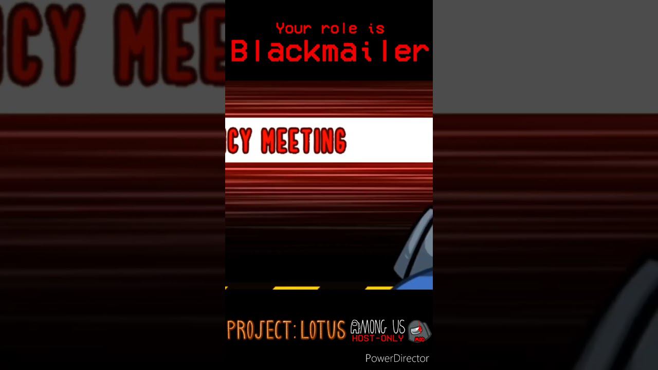 AmongUs, но у тебя роль Шантажист | Among Us Project Lotus Mod