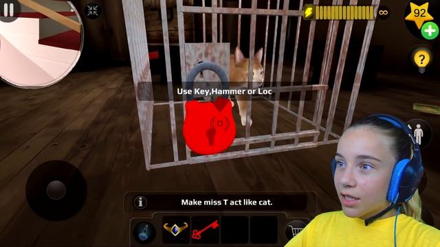 ЗЛАЯ УЧИТЕЛЬНИЦА МИСС ТИ против КАРТУН КЭТ Scary Teacher 3D смотреть онлайн