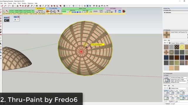 4 WAYS TO APPLY MATERIALS to Complex Shapes in SketchUp смотреть онлайн
