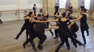 Репетиция класс-концерта «Дорога к танцу», Сербского танец. Балет Игоря Моисеева