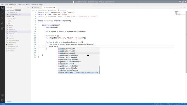 Getting Started with the Diagram Library for React смотреть онлайн