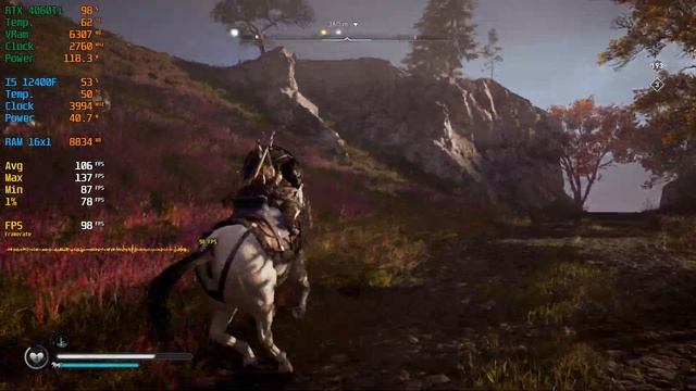 [ Assassin's creed Valhalla ]on I5 12400F + MSI GeForce RTX 4060 Ti +16GB RAM [ ULTRA Setting ] смотреть онлайн