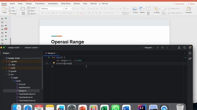 Kotlin Dasar : (7) Tipe Data Range смотреть онлайн