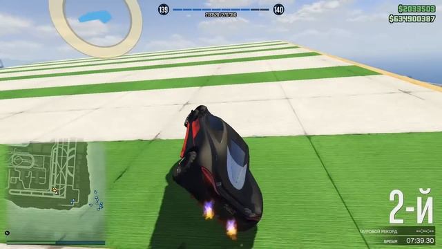ГОНКИ ПО НЕРЕАЛЬНО СЛОЖНЫМ РАМПАМ НА НОВЫХ МАШИНАХ В GTA 5 ONLINE смотреть онлайн
