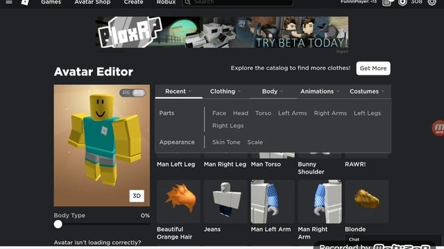 HOW TO MAKE NOOB OUTFIT ON ROBLOX! смотреть онлайн