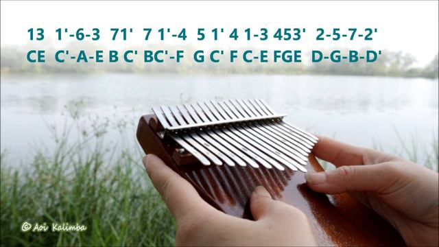 【kalimba Tabs】River Flows In You  Yiruma