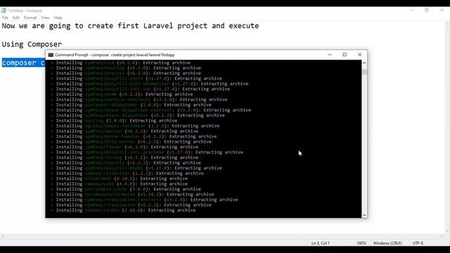 HOW TO CREATE NEW PROJECT IN PHP LARAVEL FRAMEWORK смотреть онлайн