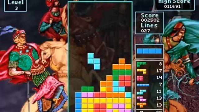 DOS Game: Tetris Classic смотреть онлайн