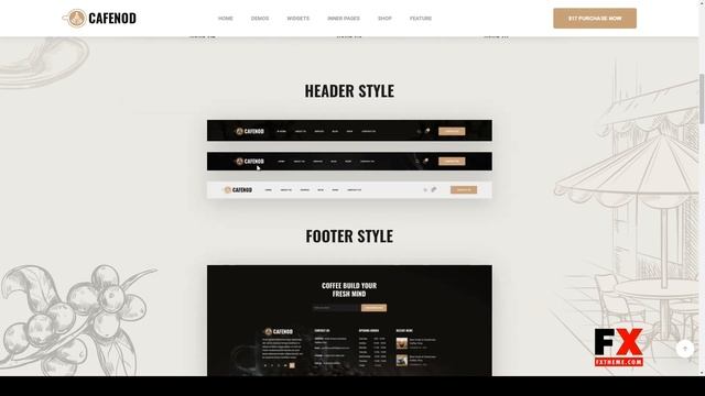 Cafenod - Coffee Shop HTML Template cafe pastry смотреть онлайн