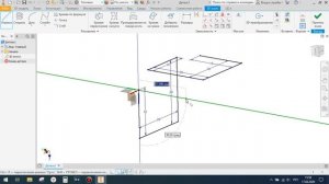 Autodesk Inventor. Урок №15. 3D-эскиз.Отрезок.