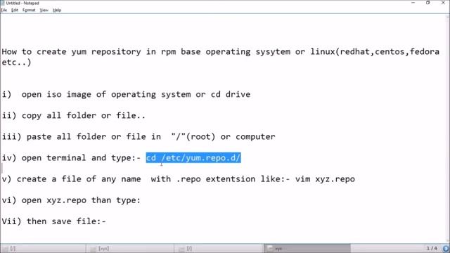 How to create a yum repository in linux смотреть онлайн
