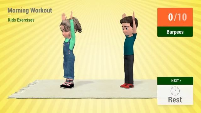 Morning Kids Workout: Wake Up Exercises смотреть онлайн